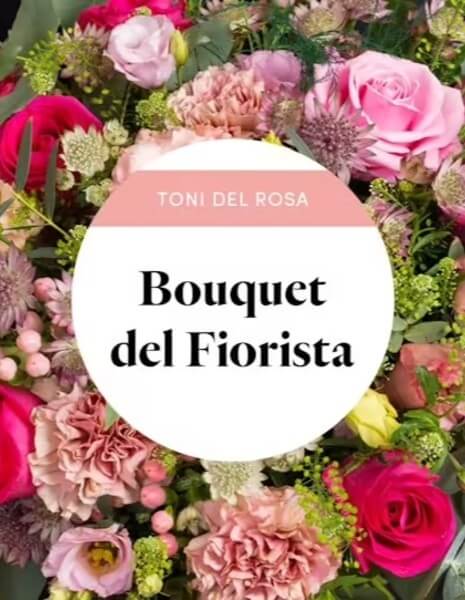Bouquet sui toni del rosa a scelta del fiorista  Bouquet sui toni del rosa a scelta del fiorista